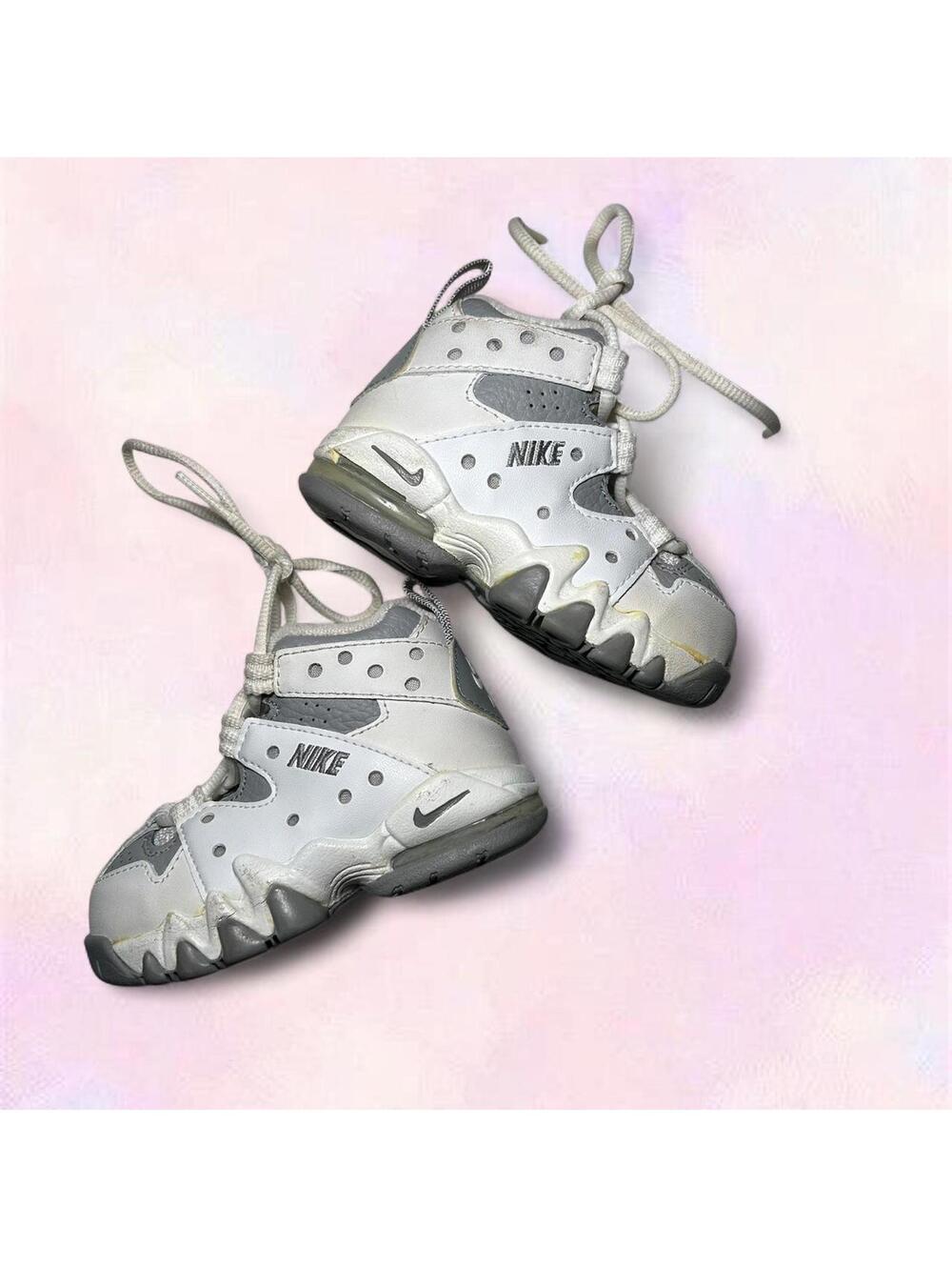 Nike Air Max CB94 Baby Shoes White Grey Size 5C Y2K